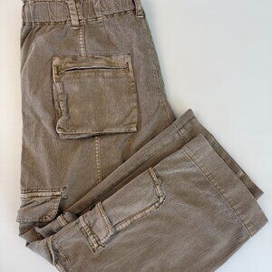 Free People Tahiti Cargo Pants [We The Free] Size L Cashmere Tan Color